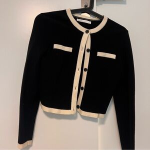 OAK + FORT Cropped Cardigan